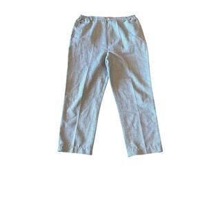 Vintage Pants Sz. M - High Waist, Trousers, Pinstripe, Office, Business, Twee